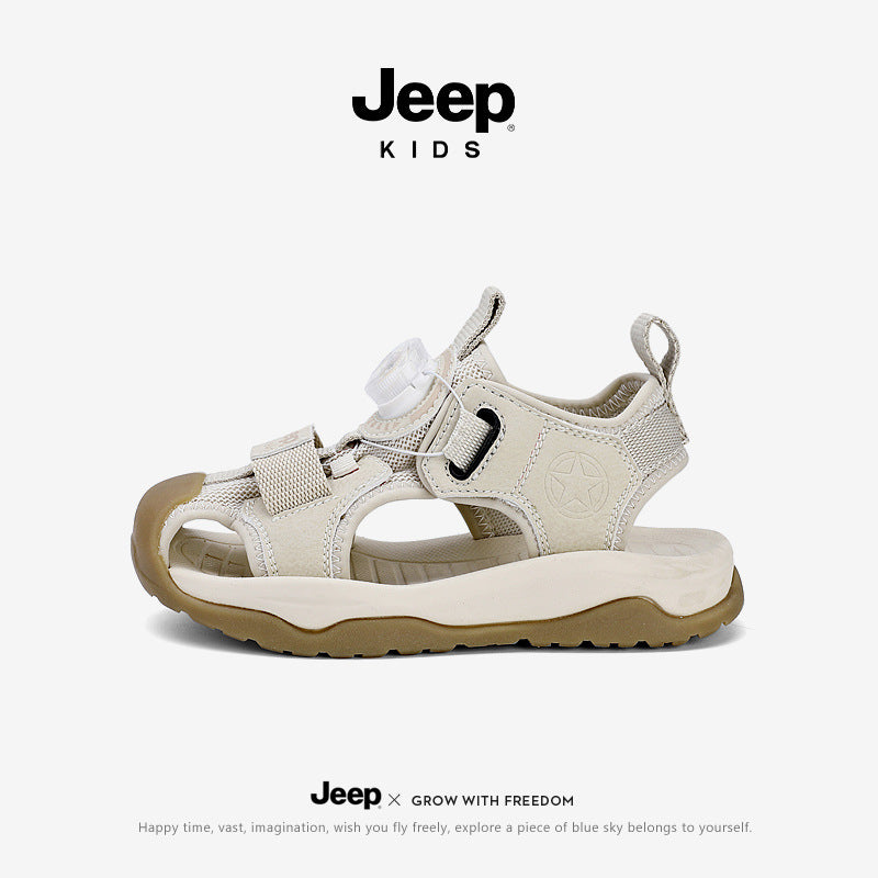 Children's Toe Box Soft Bottom Summer Rotating Kid's Sandals