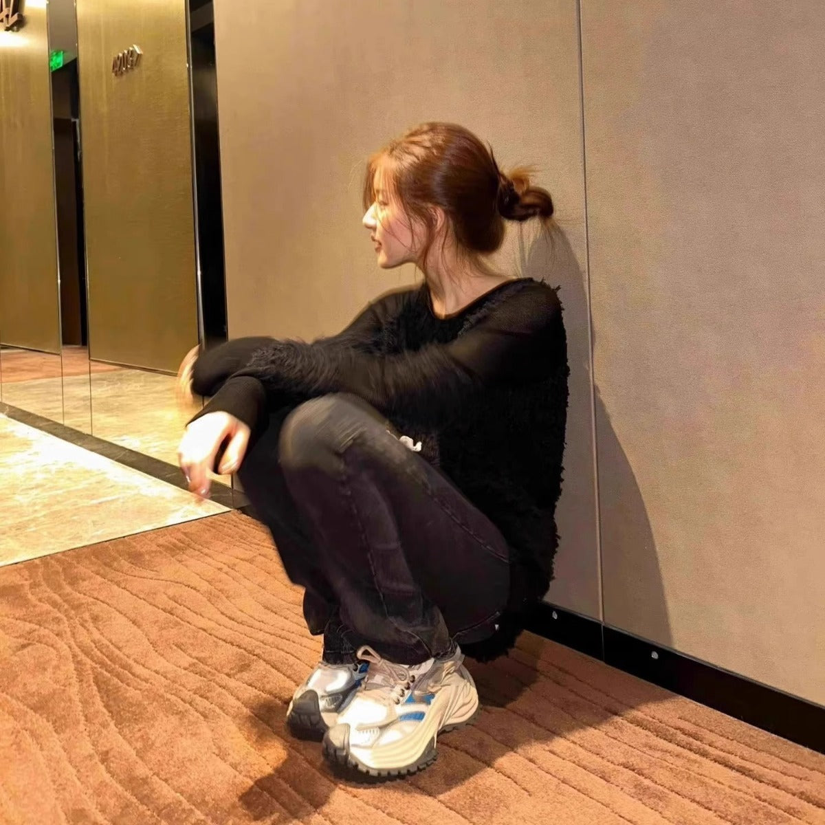 Dad Thick Bottom Rattlesnake Mech Retro Sneakers