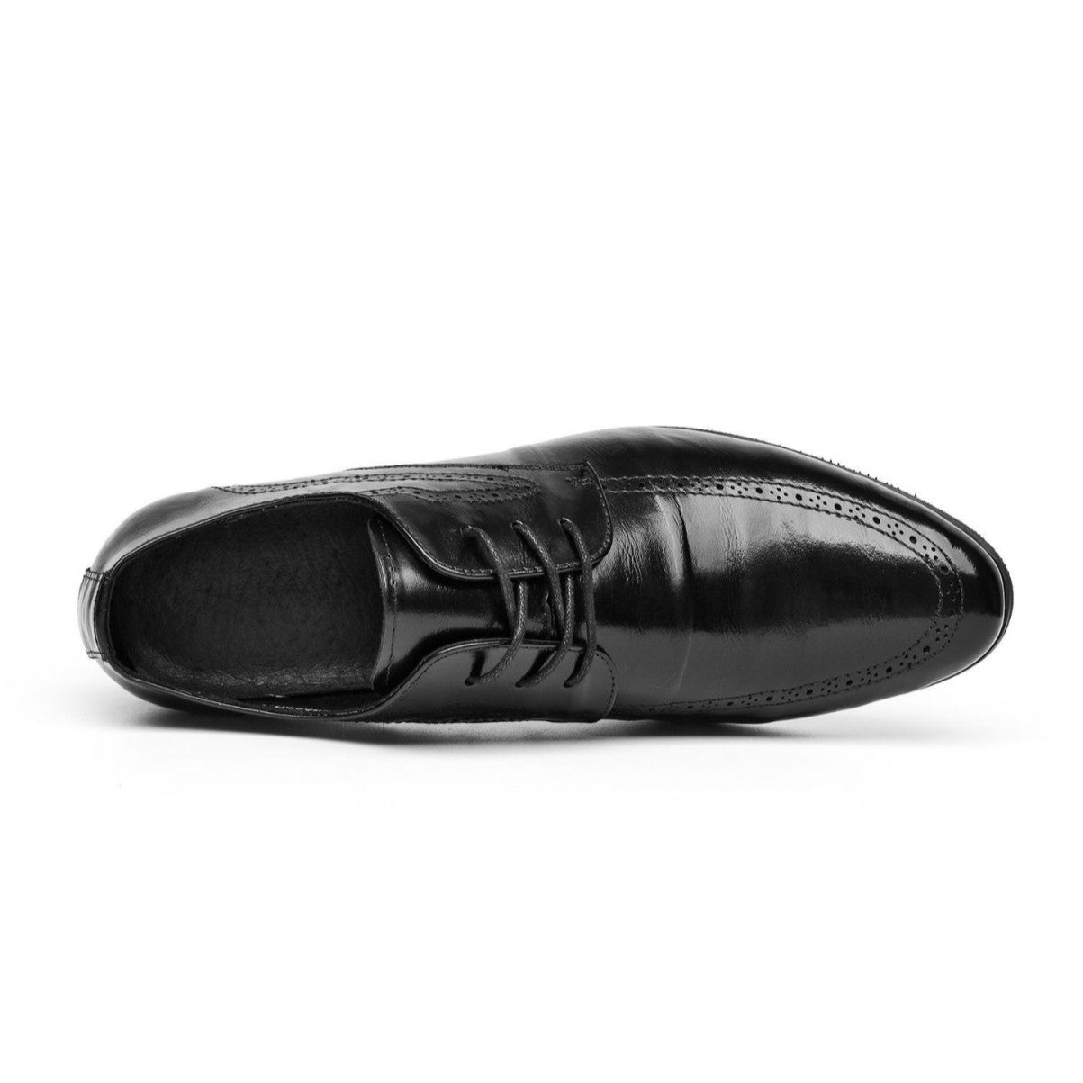 Men's Layer Cowhide Wedding Formal Wear Business Leather Shoes
