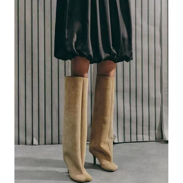 Women's Below The Knee Knight Frosted Vintage Pantyhose High Women's Shoes