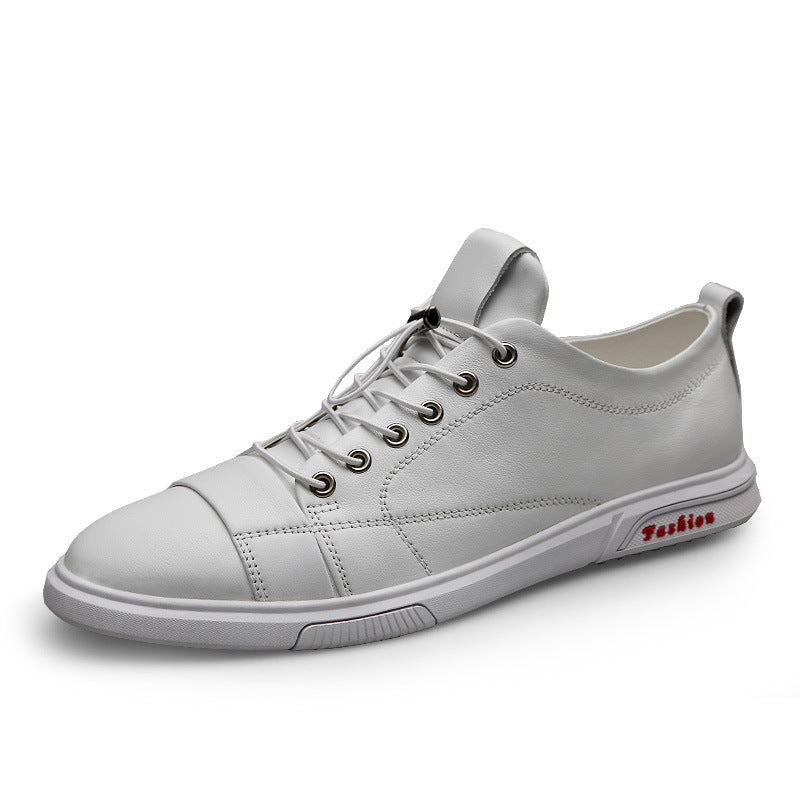 Men's Band Top Layer Cowhide Soft Summer Thin Sneakers