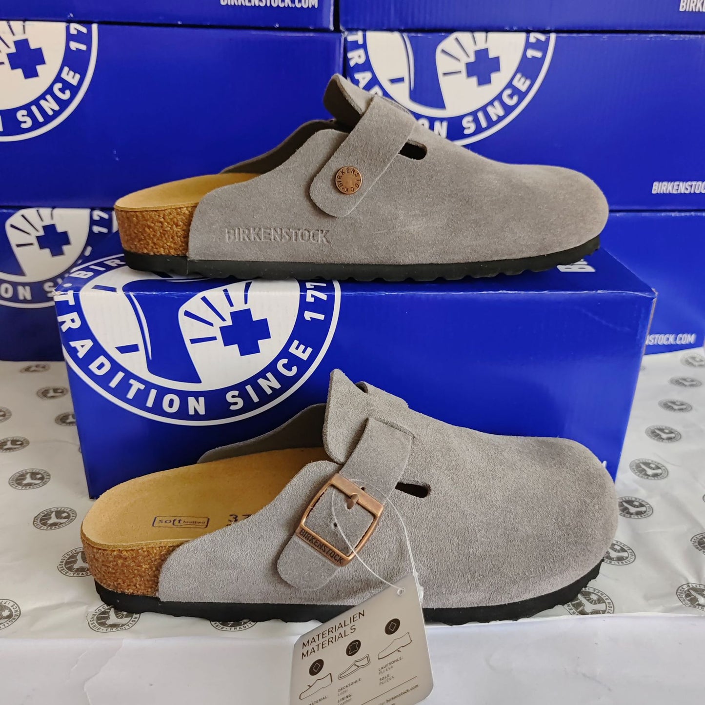 Women's & Men's Cork Cowhide Soft Bottom Women's Fashion Shoes