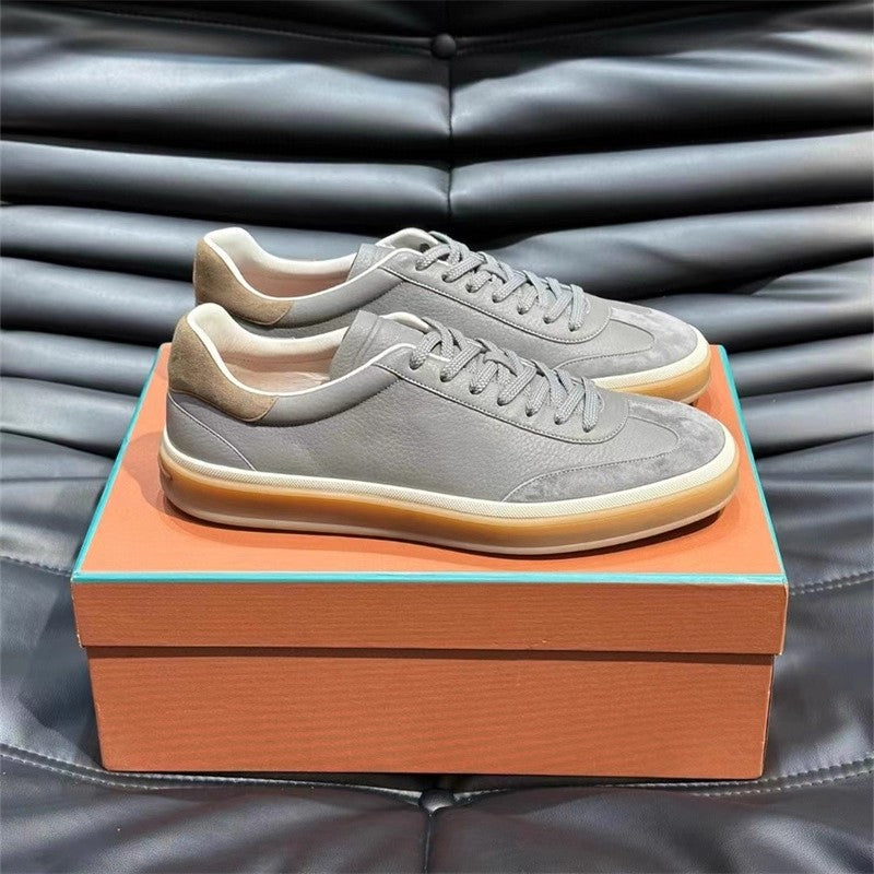 Men's Genuine Retro German Training Fashion Sports Breathable Suede Sneakers
