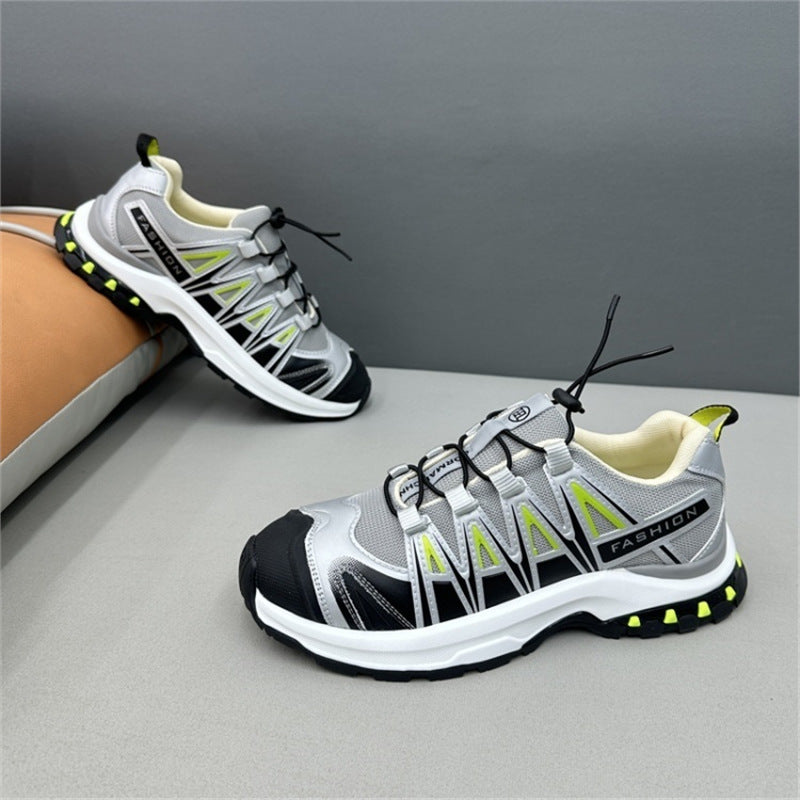 Men's Platform Korean Color Matching Comfortable Breathable Casual Shoes