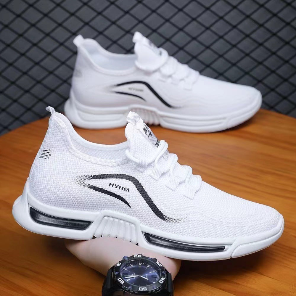 Men's Summer Fashionable Sports Running Flying Woven Breathable Sneakers