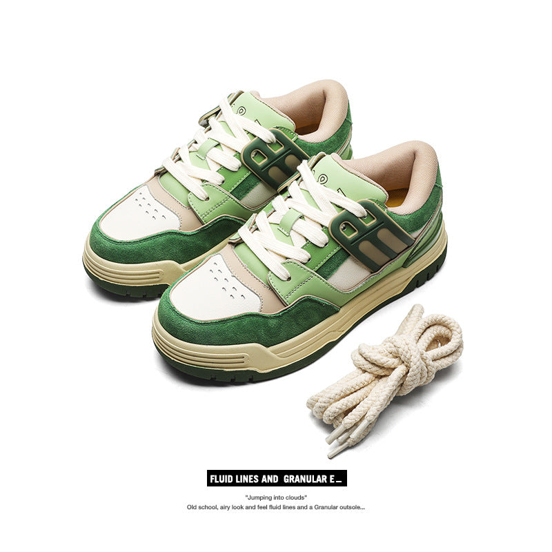 Women's & Men's Design Desert Oasis Thick Sole Increased Sneakers