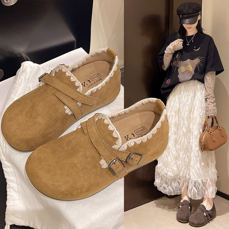 Women's Platform All-inclusive Autumn Invisible Elevated With Skirt Women's Fashion Shoes
