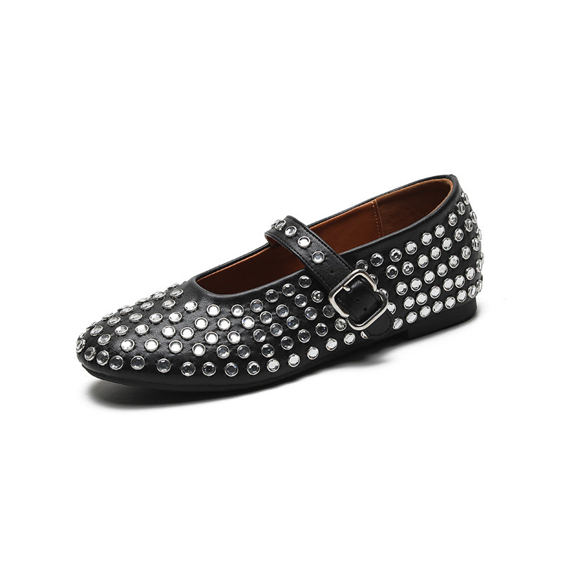 Mouth Round Head Soft Comfortable Mary Casual Shoes