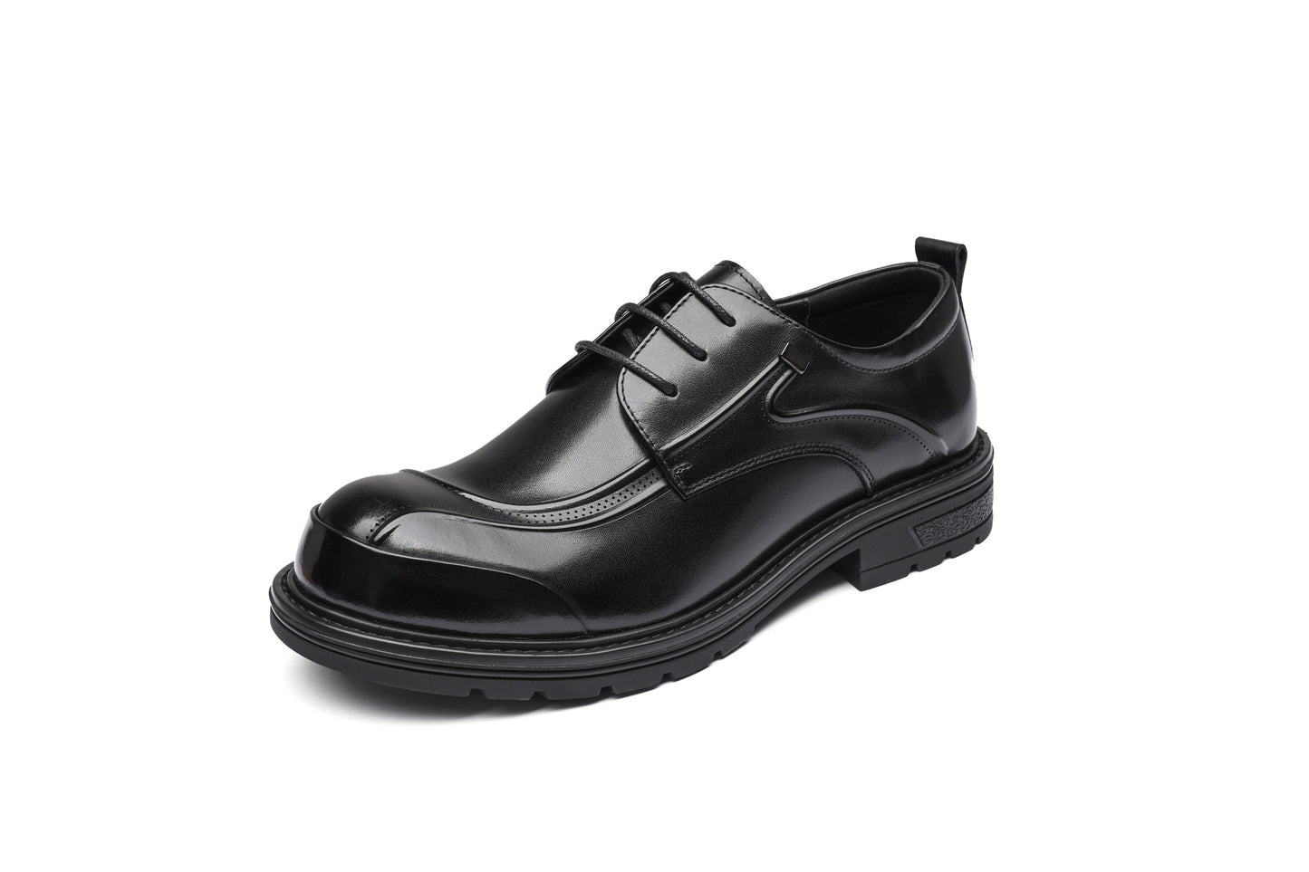 Men's First Layer Cowhide Business Commuter Big Men's Shoes