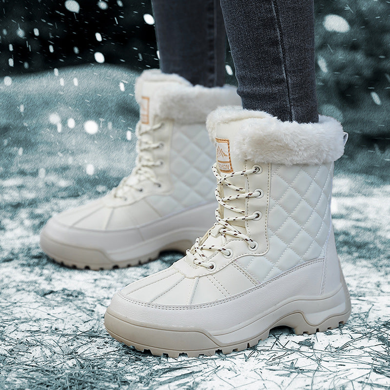 Women's Winter Plush Insulated Comfortable Sports Outdoor Snow Boots