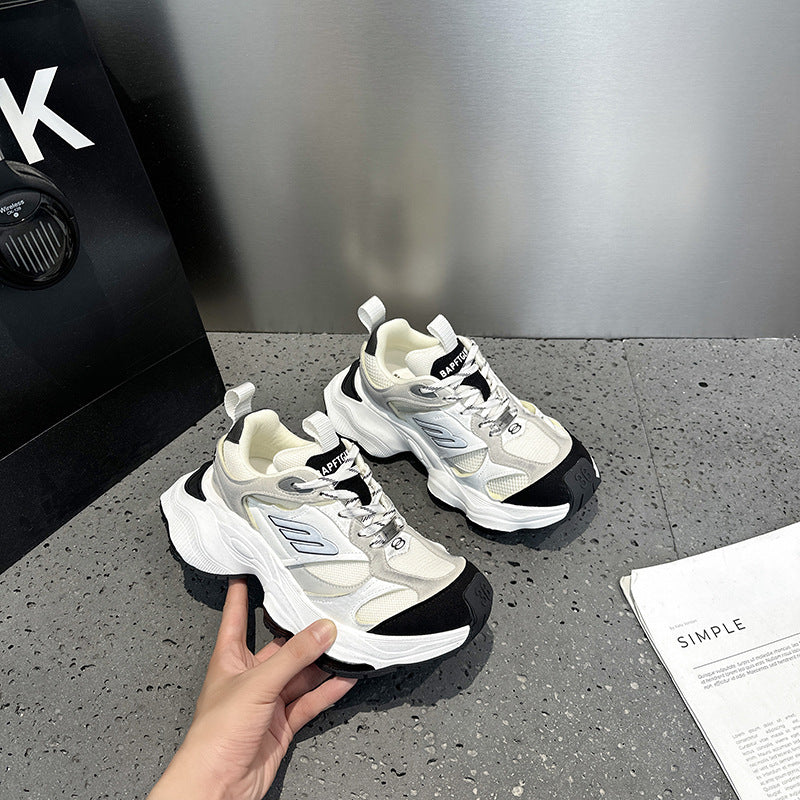 Women's Paris Model Style Platform Height Increasing Women's Sports Shoes