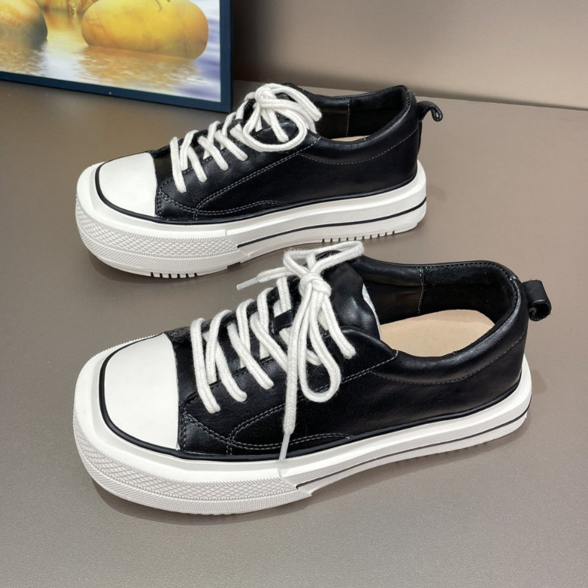 Full Horse Thick Bottom Increased Soft Women's Casual Shoes