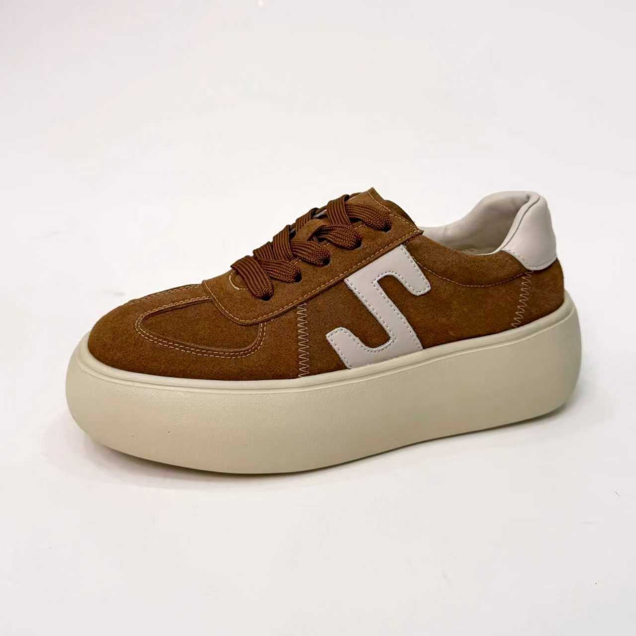Studio Small Milk Pastry Thick Bottom Height Increasing Women's Casual Shoes