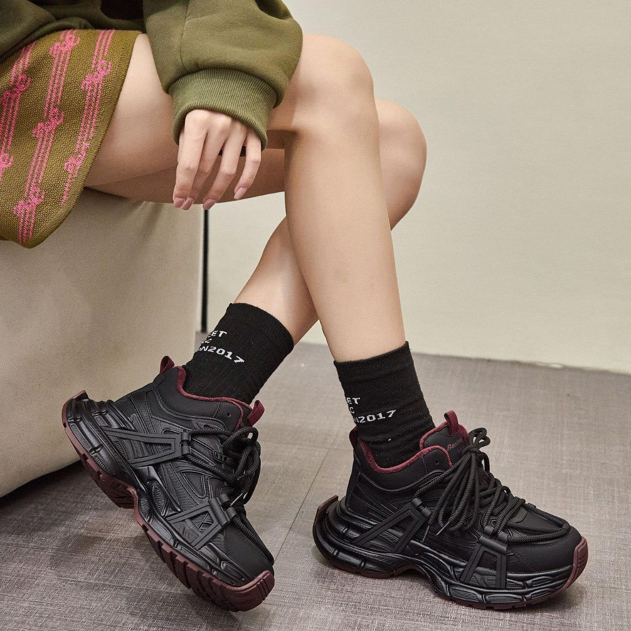 Women's Fashion Cool Super Hot Dad Real Sneakers