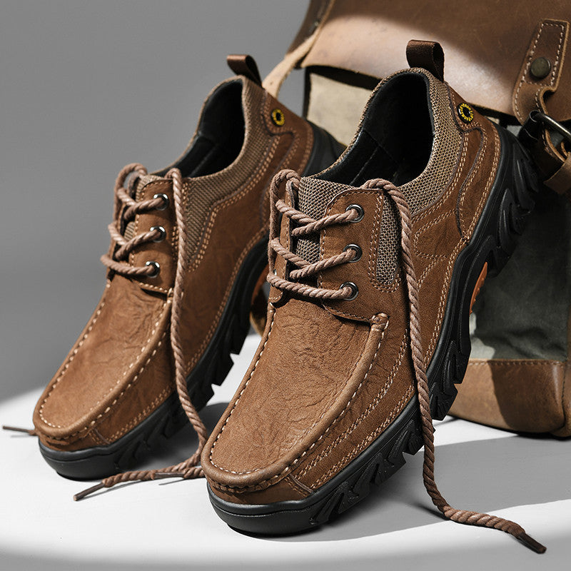 Men's Summer British Style Fashion Platform Business Leather Shoes