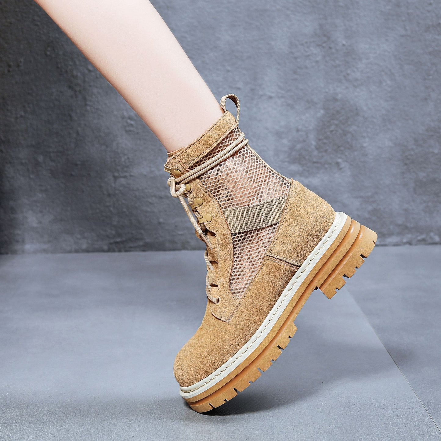 Women's Martin For Genuine Summer Thin Mesh Boots