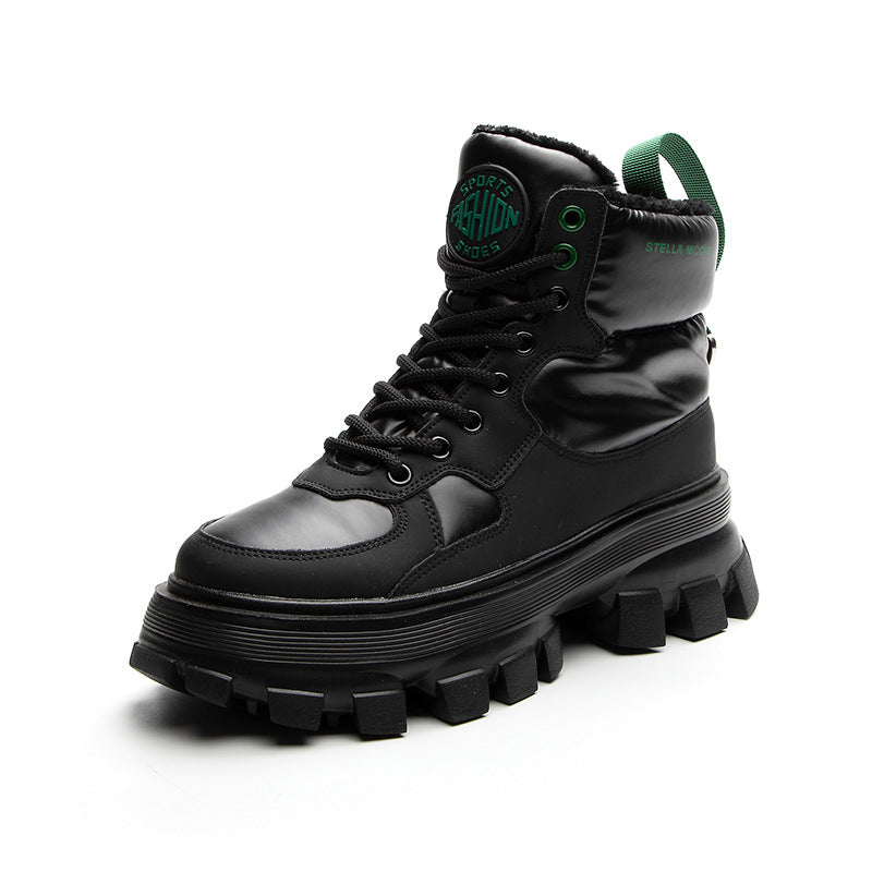 Women's Winter Round Toe Martin Thick Bottom Snow Boots