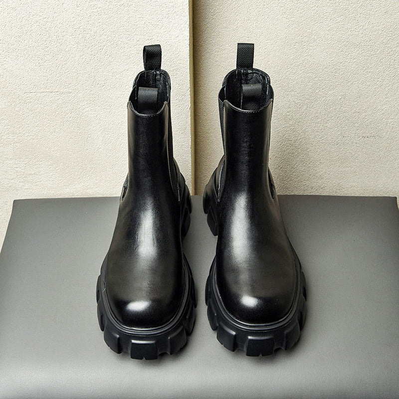 Men's Authentic Platform Thick Bottom Increased Big Boots