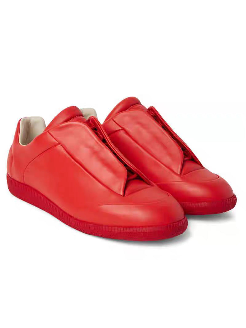 Women's Trendy Low-cut Fashion Black White Red Women's Casual Shoes
