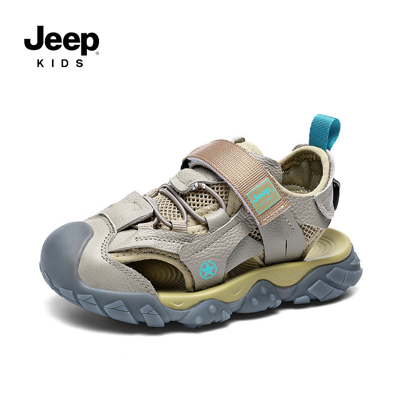 Children's Jeep Spring Boys Summer Mesh Surface Kid's Sandals