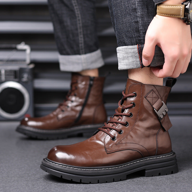 Men's Winter Martin Genuine Fleece-lined Warm Fashion Boots