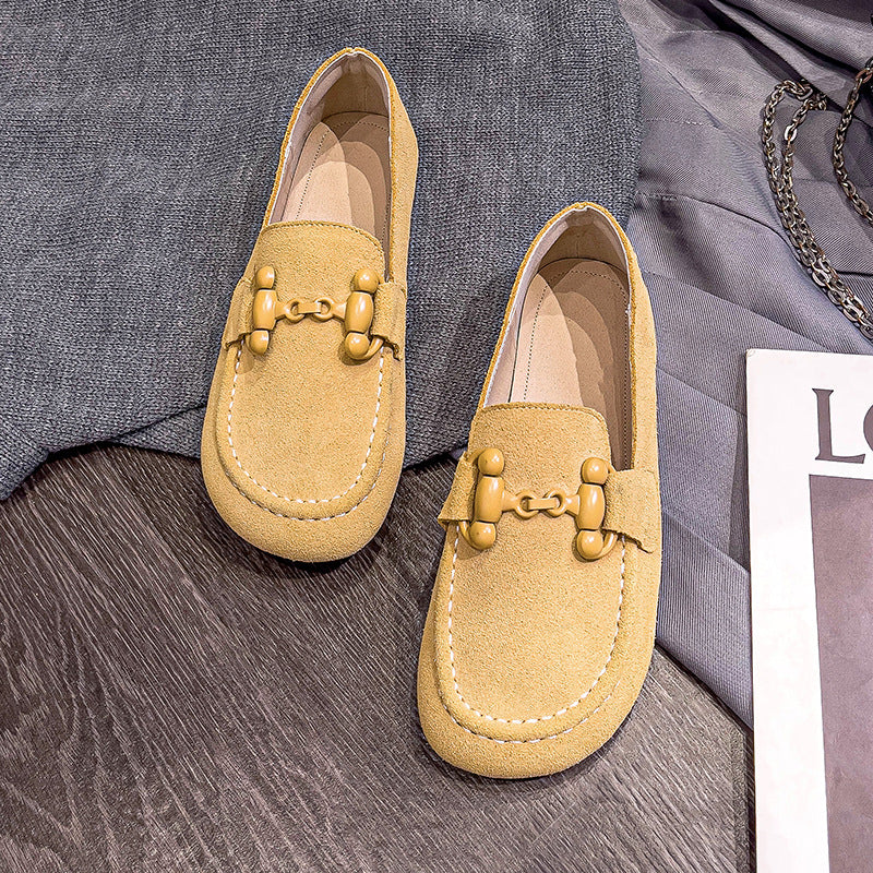 Su Spring Buckle Retro Platform Comfort Women's Casual Shoes