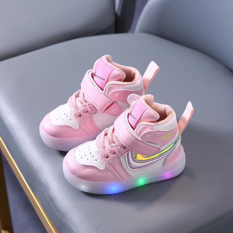 Children's Lights Boy Board Luminescent Lamp Kid's Sneakers