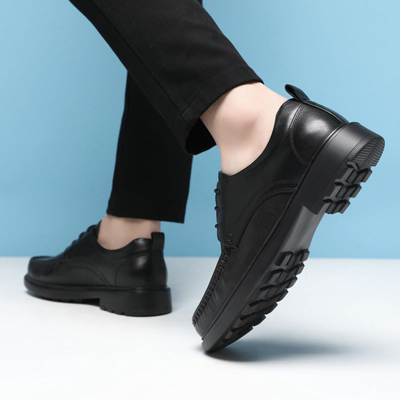 Cool Men's Thick-soled Comfortable Breathable Clothing Men's Business Leather Shoes