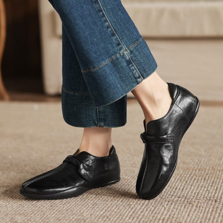 Women's Soft French Genuine Deep Mouth Pumps Spring Women's Fashion Shoes