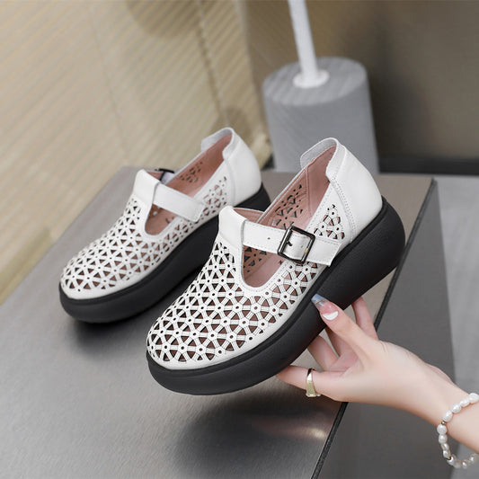 Women's Style Genuine Platform Mom Plus Size Casual Shoes