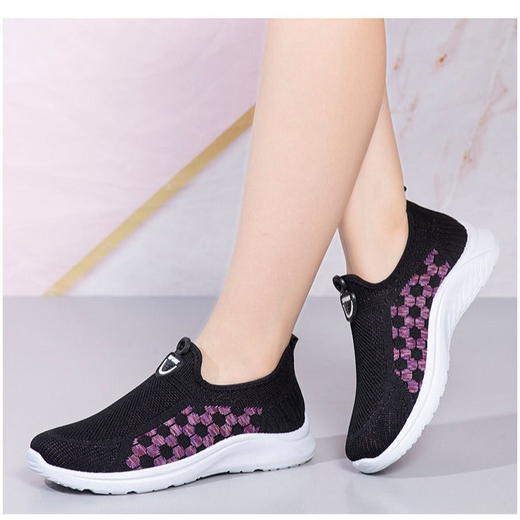 Women's Stylish Mom Soft Bottom Breathable Comfortable Men's Shoes