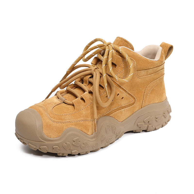Women's Platform Martin Genuine Summer Short Retro Outdoor Women's Leather Boots