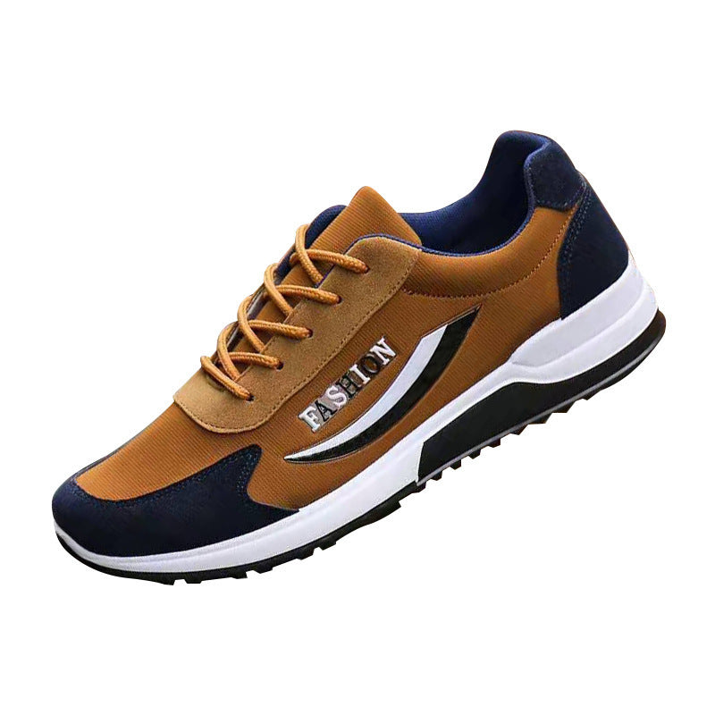 Men's Breathable Platform Korean Style Trendy Plus Sneakers