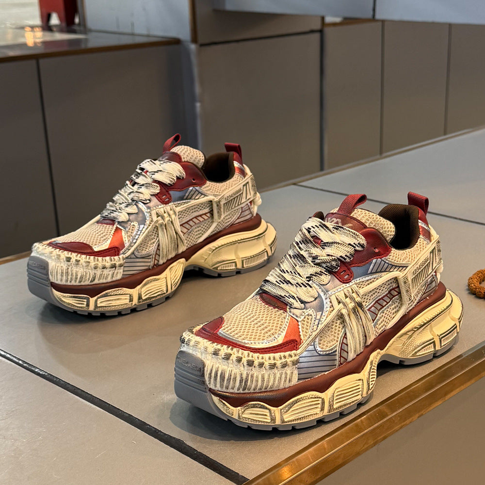 Men's Luxury High Sense Fashion Trendy Spring Retro Men's Sports Shoes