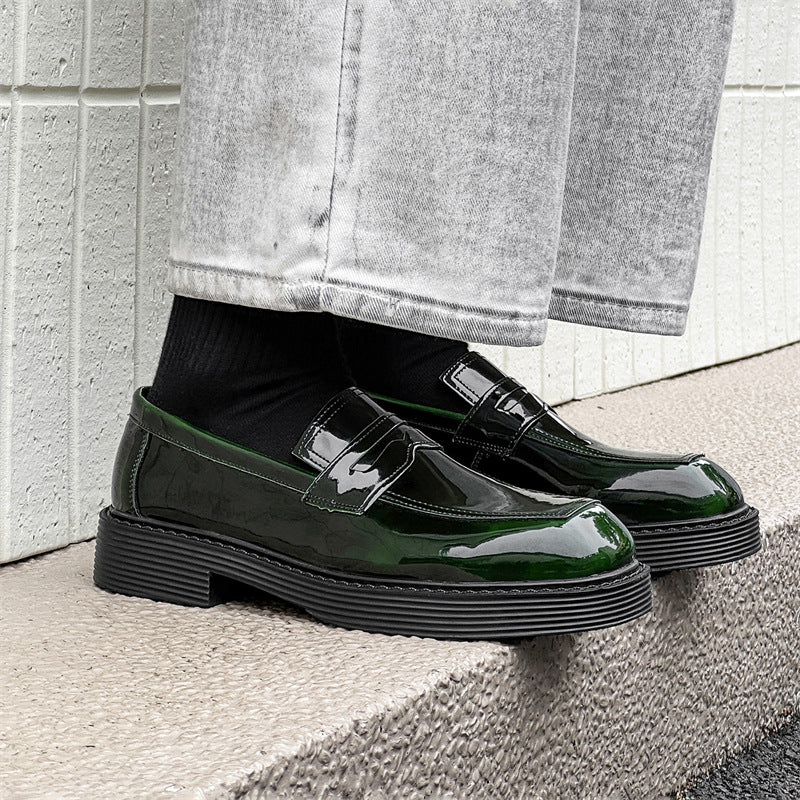 Men's Penny Business Formal Wear Square Toe Men's Casual Shoes