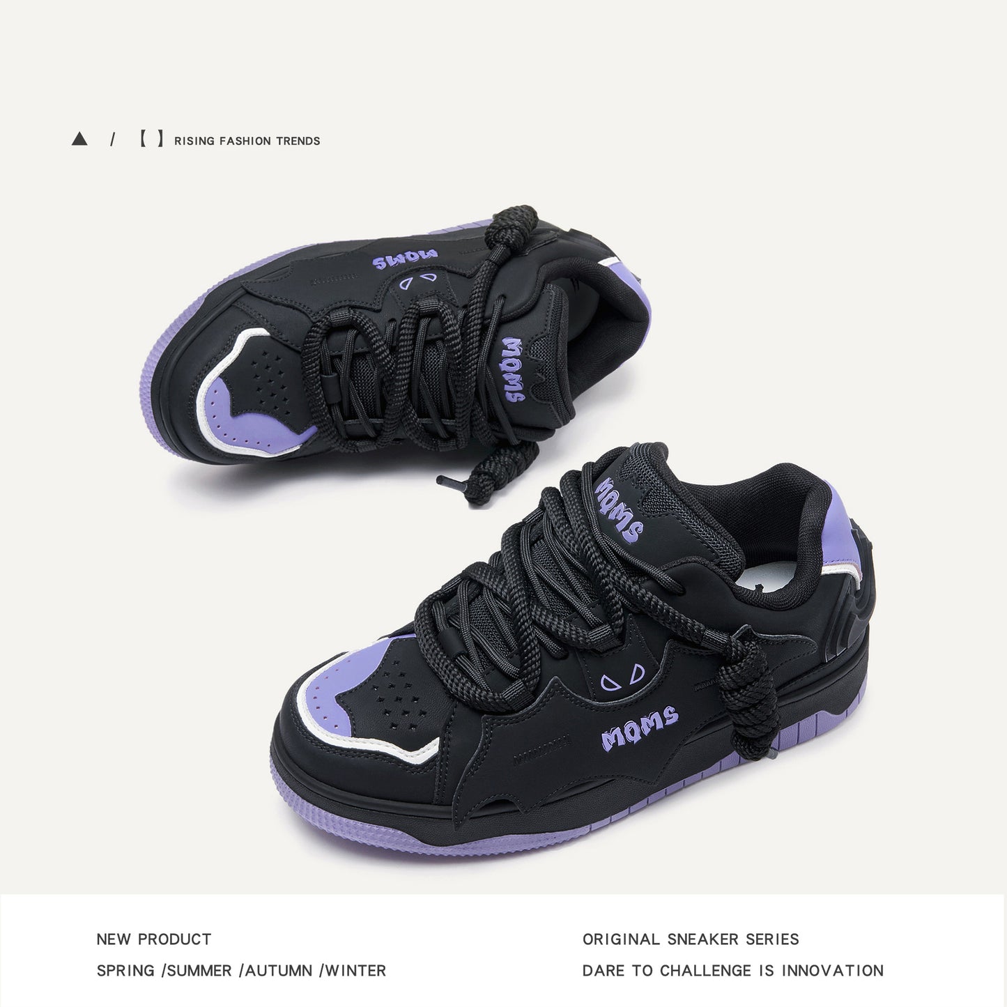 Women's & Men's Knight Designer National Fashion Batman Bread Sneakers