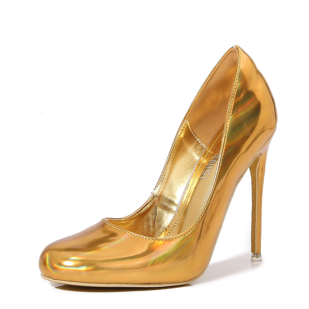 Toe Low-cut Stiletto High Professional Host Women's Shoes