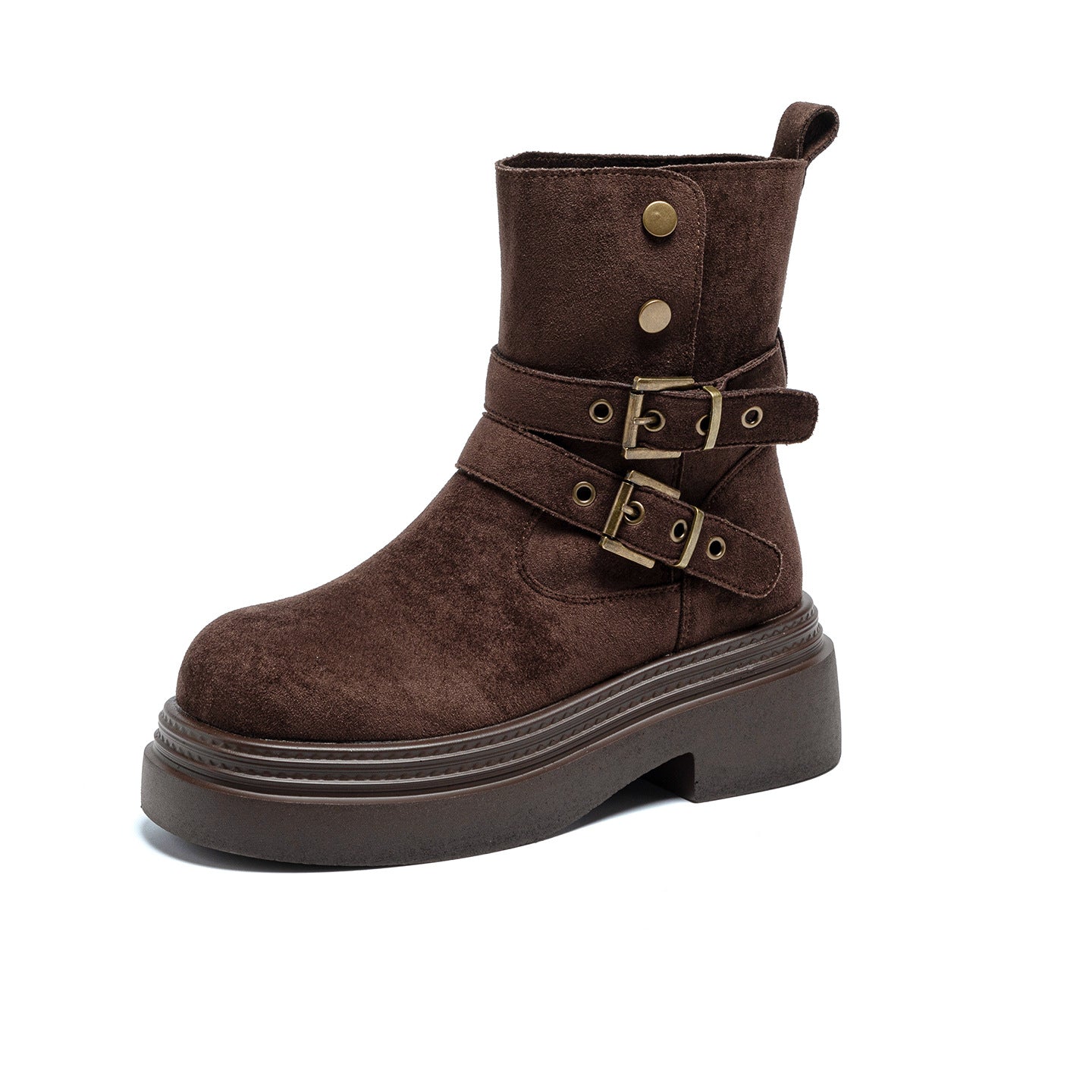 Women's Platform Martin Autumn Fashion Middle Small Men's Shoes