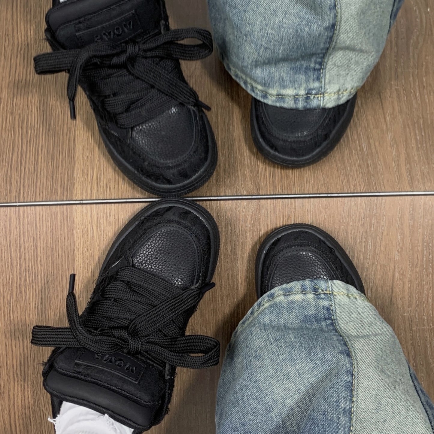 Women's & Men's Destruction Aesthetic Series Black Knight Youth Fashion Men's Shoes