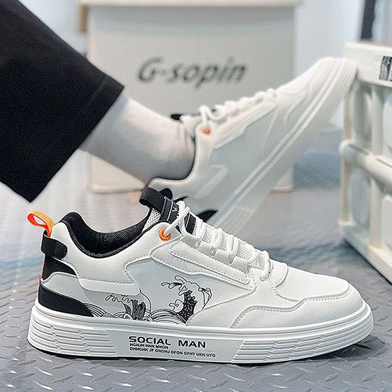 Men's Extra Large Size Summer Fat Feet Wide Sports Sneakers