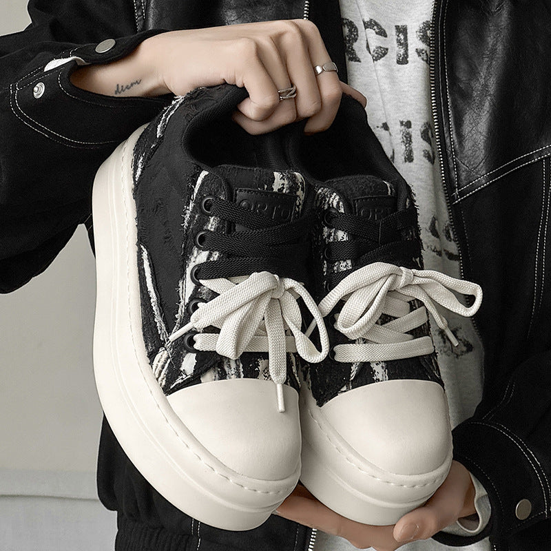Women's & Men's Invisible American Fashion Platform Lovers Wild Men's Board Shoes