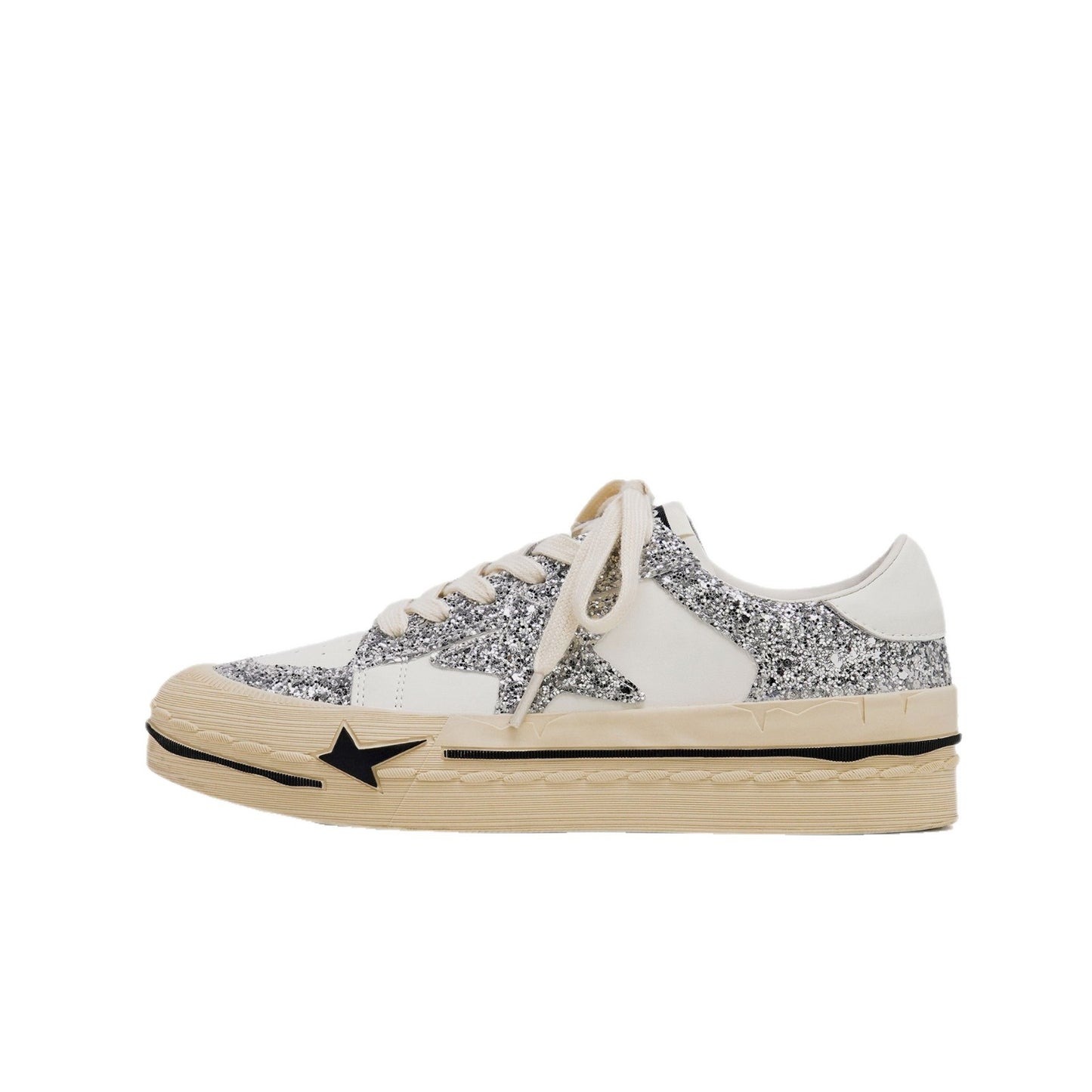 Women's Genuine Thick Bottom Gorgeous Starlight Hight Increasing Board Sneakers
