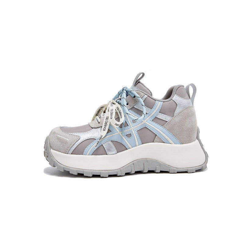 Women's Increasing Insole Platform Dad Small Color Matching Ugly Women's Sports Shoes