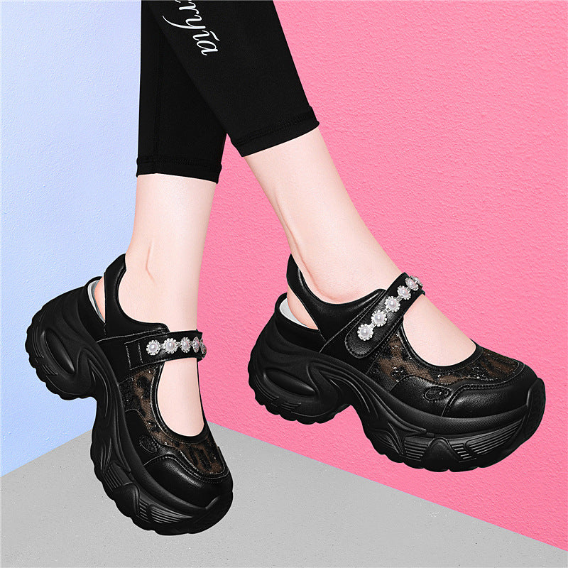 Women's Mesh Elegant Breathable Running Closed Toe Classic Women's Fashion Shoes
