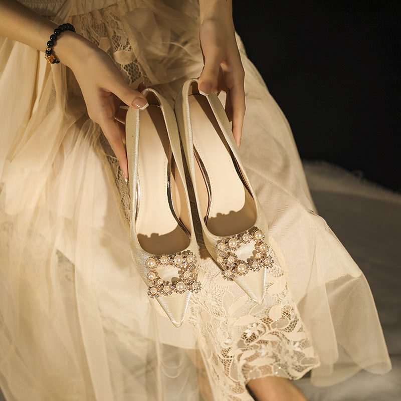 Bridal Dress Daily Wear Not Tired Feet Women's Fashion Shoes