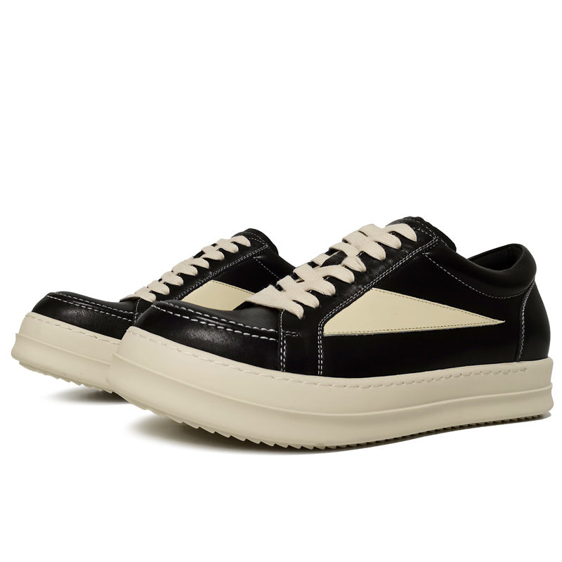 Women's & Men's Size Couple Platform Height Increasing Small Briefs Sneakers