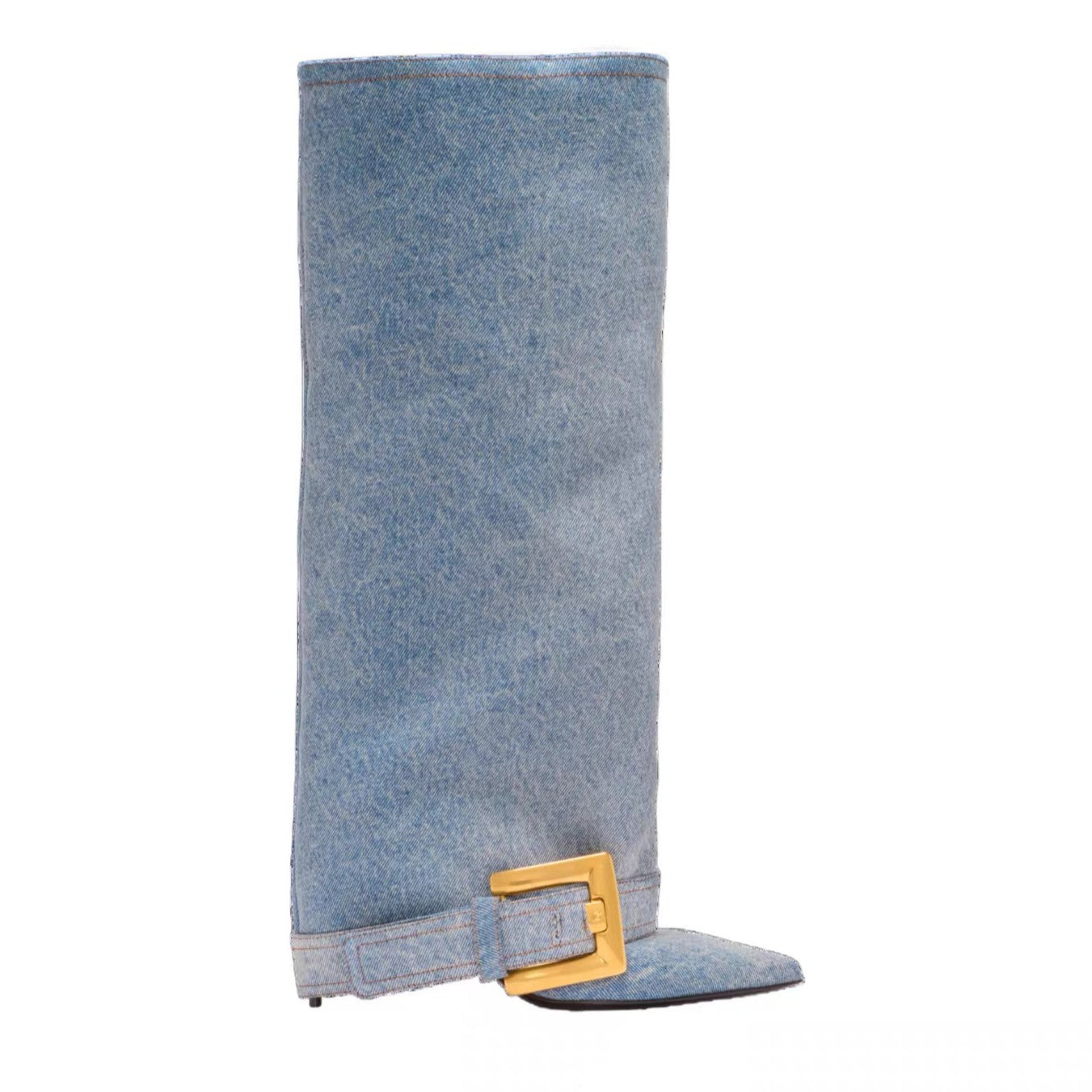 Decoration Large Tube Circumference Pants Size Women's Leather Boots