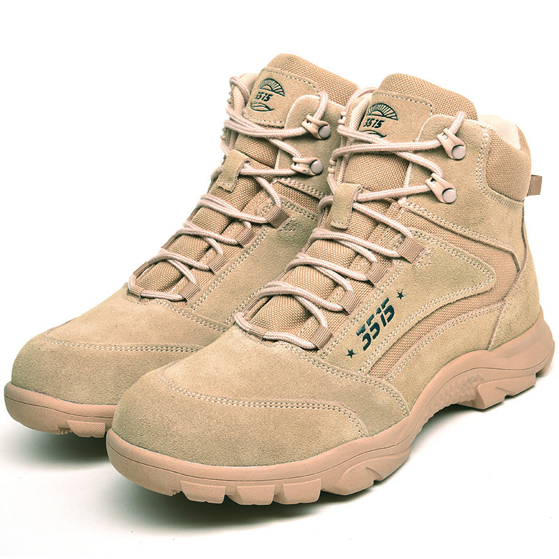 Men's Man Desert Breathable Outdoor Combat Training Boots