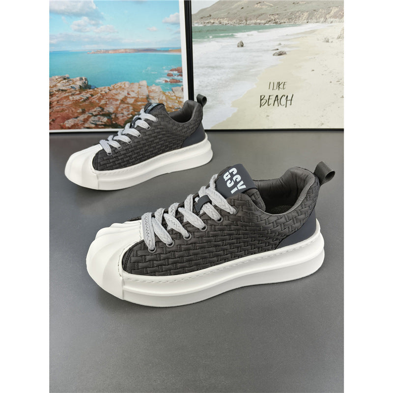 Men's Autumn Shell Low-cut Fashion Board Lightweight Men's Shoes