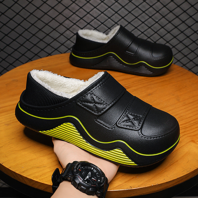 Women's & Men's Winter Couple Cotton Fleece-lined Warm Slugged Women's Shoes